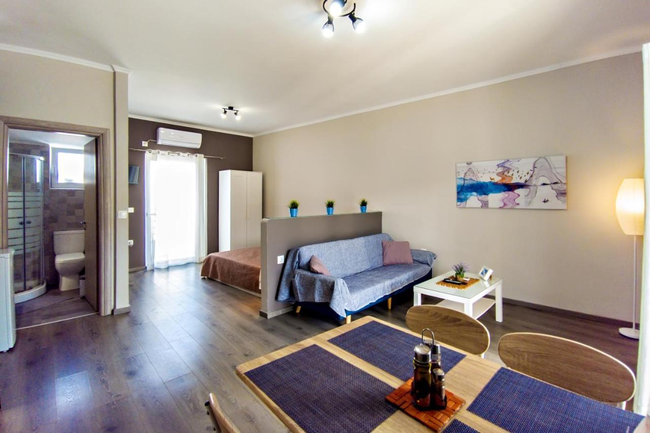 Maria'S Modern Studio 5Min From Beach Souda Exterior photo